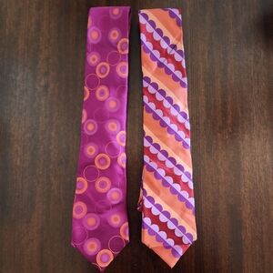 2 Silk Ted Baker London Ties Made in USA